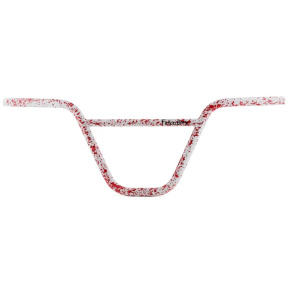 Fiction Troop BMX Lenker (9.5"|Neues Psycho Weiß/Rot Splatter)
