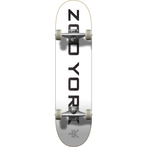 Skateboard Zoo York Logo Block 7.75" Weiß