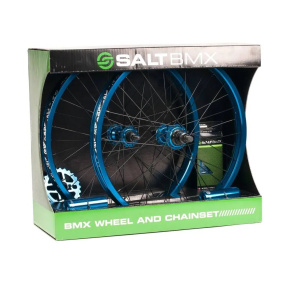 Salt Valon BMX Rad/Kettensatz (Cyan)