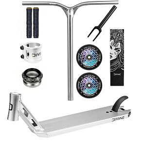 Freestyle Scooter Custom Divine Park ALU Silber