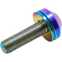 TLC Metric Titanium BMX Nabe Schraube (10mm|Regenbogen)