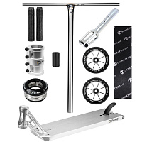 Stunt-Scooter Custom Divine Street 6" 580 mm silber