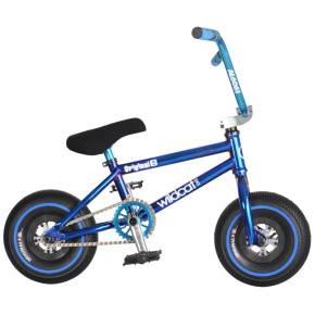 Wildcat Joker Original 2C Mini BMX Fahrrad (Blau|ohne Bremsen)
