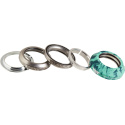 Headset Tilt Tall Stack Marmoriertes Teal