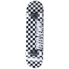 Speed Demons Checkers Skateboard Komplett (7"|Schwarz/Weiß) Speed Demons Checkers Skateboard Komplett (7"|Schwarz/Weiß)