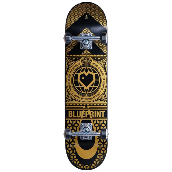 Blueprint Home Heart Skateboard Komplett (8.125"|V2 Schwarz)