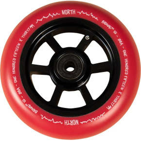 North Signal V2 Rollen 115x30mm Schwarz/Rot Pu
