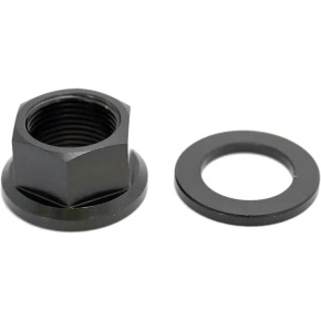 TLC Titanium BMX Achsschraube mit Spacer (14mm|Schwarz) TLC Titanium BMX Achsschraube mit Spacer (14mm|Schwarz)