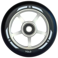 Union Yolo Rolle 100 mm Schwarz/Silber