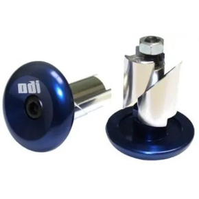 ODI Endkappen aus Aluminium blau