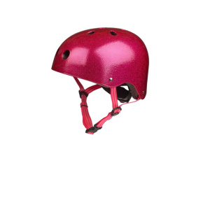Micro Pink Glitter Helm M (53-57cm)