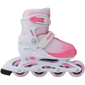 Roces Jokey X Inlineskates Mädchen (Weiß/Rosa|34-37)