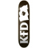 KFD Logo Flagship Skateboard Deck (8.25"|Schwarz)