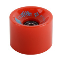 Longboard-Rad 1 Stk - rot, ABEC 9, 70 mm