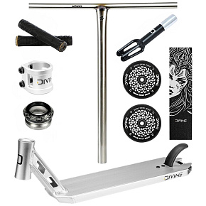 Freestyle-Scooter Custom Divine CrMo Silber