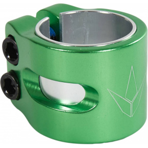 Stumpfe Steckdose Twin Slit grün