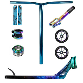 Freestyle-Scooter Custom Ethic × Divine Erawan V2 Blue Iridium Freestyle-Scooter Custom Ethic × Divine Erawan V2 Blue Iridium