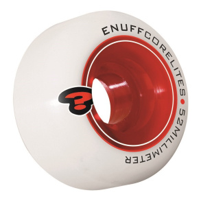Enuff Corelites Wheels - Weiß / Rot - 52mm