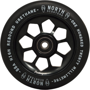 Rad North Pentagon 120mm schwarz