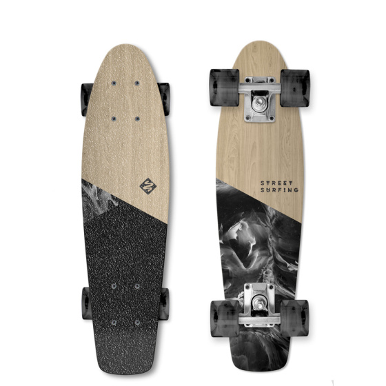 Street Surfing Skateboard STRANDBRETT HOLZ Dimension