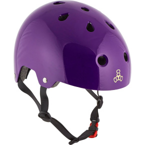 Helm Triple Eight Brainsaver L-XL Purple Glossy