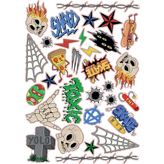SFR Sticker Sheet - Totenköpfe