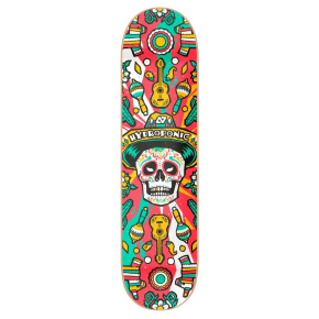 Hydroponischer mexikanischer Schädel 2.0 Skateboard Deck (8.5"|Rot) Hydroponischer mexikanischer Schädel 2.0 Skateboard Deck (8.5"|Rot)