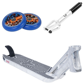 Triad Psychic 4,7" 495mm Silber Deck Set + Oath 110 mm Rollen + Divine IHC Gabel Triad Psychic 4,7" 495mm Silber Deck Set + Oath 110 mm Rollen + Divine IHC Gabel