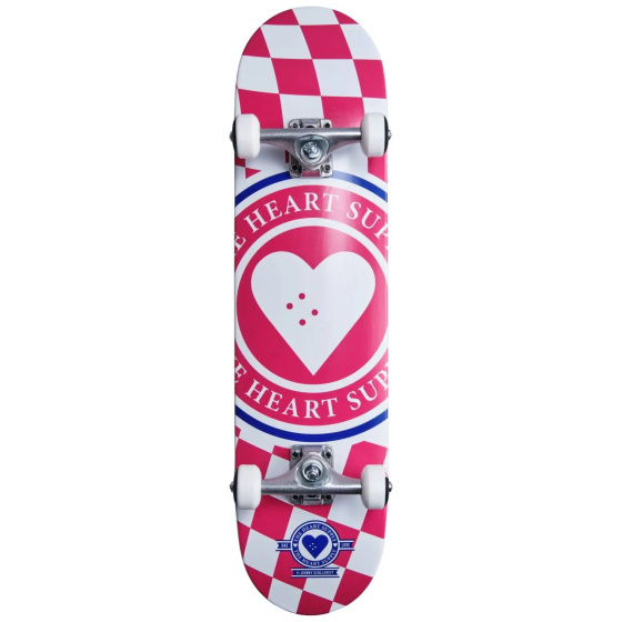 Heart Supply Insignia Check Skateboard Komplet (7.75"|Rosa)