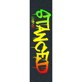 Griptape Stanced Logo Rasta Griptape Stanced Logo Rasta