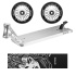 Set Deska Divine Forget Street 6" 580 mm stříbrná + 2ks koleček Divine 110 mm Turbo stříbrné + Divine Nyx griptape