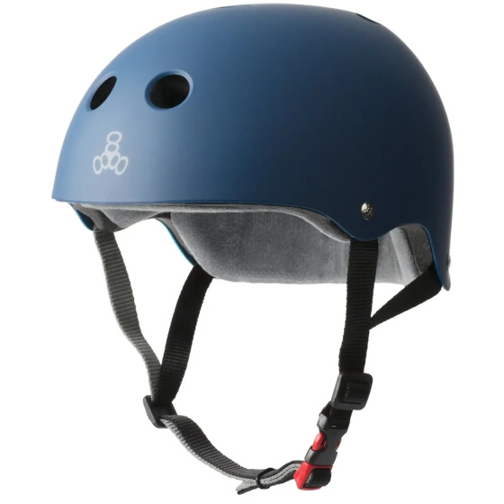 Helm Triple Eight Certified Sweatsaver L-XL Navy Rubber
