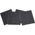 Blood Orange X-Coarse Griptape Set 4 Stück (Schwarz)