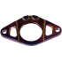 Colony BMX Gyro Plate (Regenbogen eloxiert)