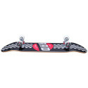 RAD Checker Stripe Skateboard Komplet (7.25"|Schwarz)