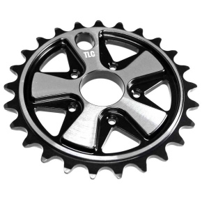 TLC Vintage 5-Speichen BMX Kettenblätter (Schwarz|25T)