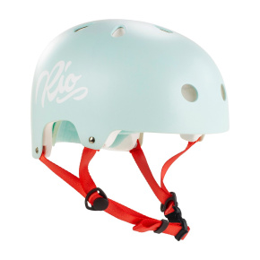 Rio Roller Script Helm - Matt Teal - S/M 53-56cm