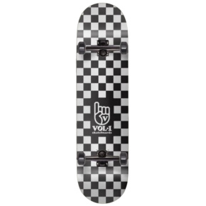 Vol.1 Checker Skateboard Komplet (8"|Černá)