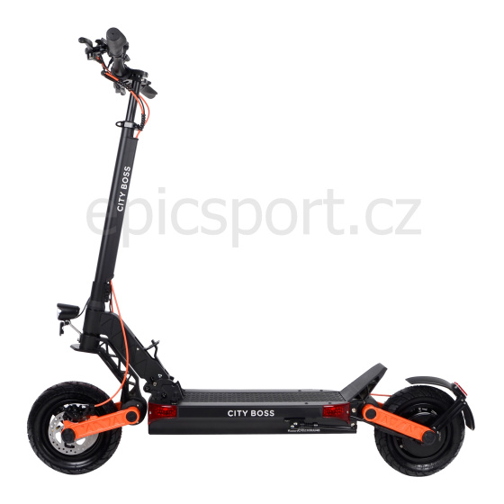 Elektrischer Roller City Boss K600 schwarz