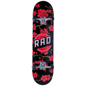 RAD Cherry Blossom Skateboard Komplett (7.75"|Schwarz) RAD Cherry Blossom Skateboard Komplett (7.75"|Schwarz)