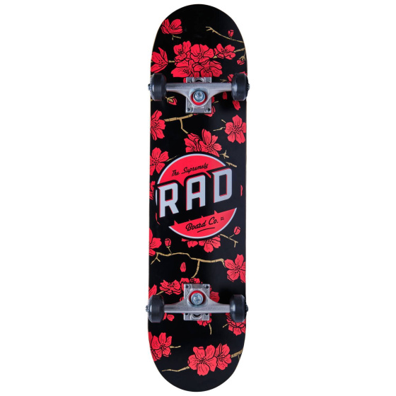 RAD Cherry Blossom Skateboard Komplett (7.75"|Schwarz)
