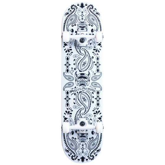 Skateboard Speed Demons Bandana 7.75" Weiß