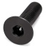TLC Solid Titanium BMX Kurbelspindelschraube (Schwarz)