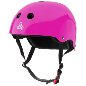 Helm Triple Eight Certified Sweatsaver S-M Pink Glossy