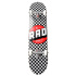 RAD Checkers Progressive Skateboard Komplett (7.75"|Schwarz/Weiß)