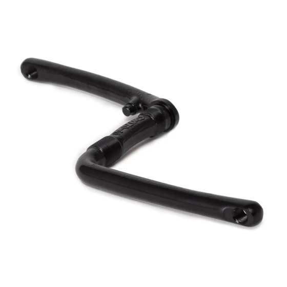 Salt One Piece BMX Kurbel (170mm|Schwarz)