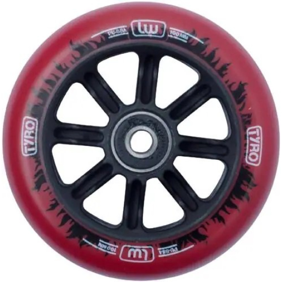 Longway Tyro Nylon Core 100mm Red/Black Flame Rad