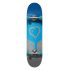 Blueprint Spray Heart V2 Skateboard Komplett (7.5"|Blau/Silber/Türkis)