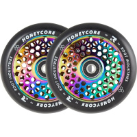 Root Industries Honeycore Rollen schwarz 110mm 2 Stück Neochrome