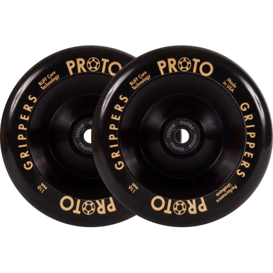 Proto Full Core Gripper Rollen 110mm schwarz 2 Stück